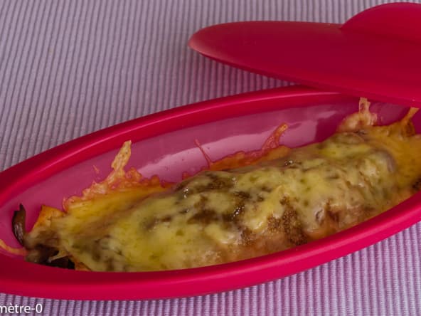 Crêpes aux jambon de Parme, girolles et tomme