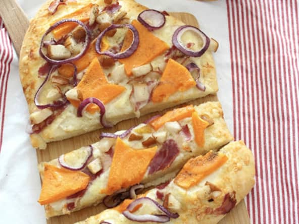 Pizza de l'automne à la courge