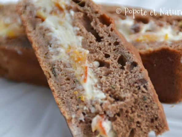 Moelleux au chocolat au lait et aux courgettes