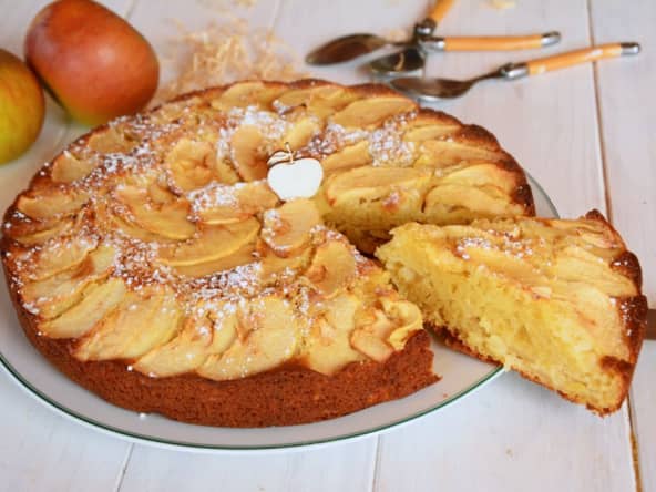 Gâteau aux pommes à l'ancienne