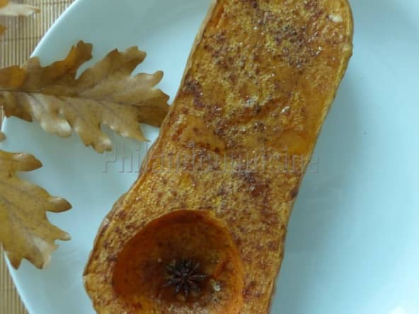 Courge butternut aux épices rôtie au four