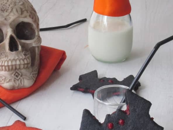 Effrayants sablés d'Halloween fourrés