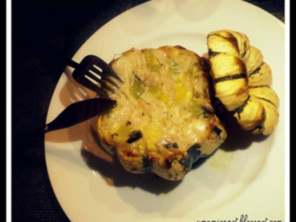 Courges farcies vegan