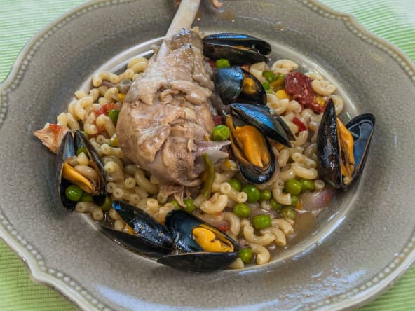 Paëlla aux coquillettes