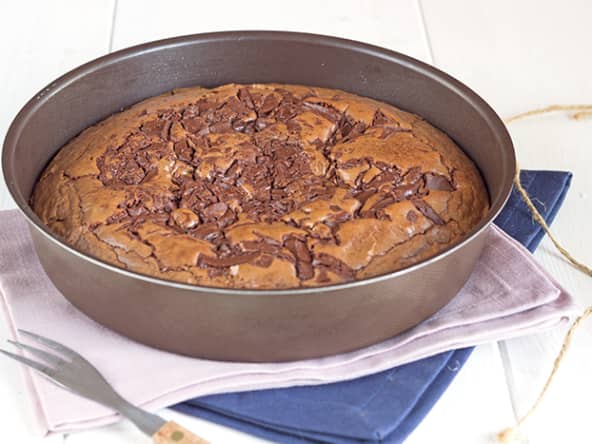 Gâteau fort en chocolat noir