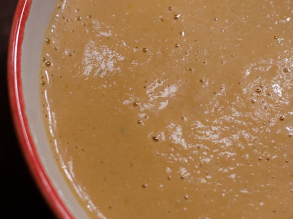 Velouté de pois chiches aux épices