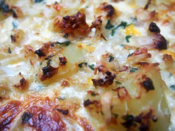 Gratin de chou-fleur et pommes de terre