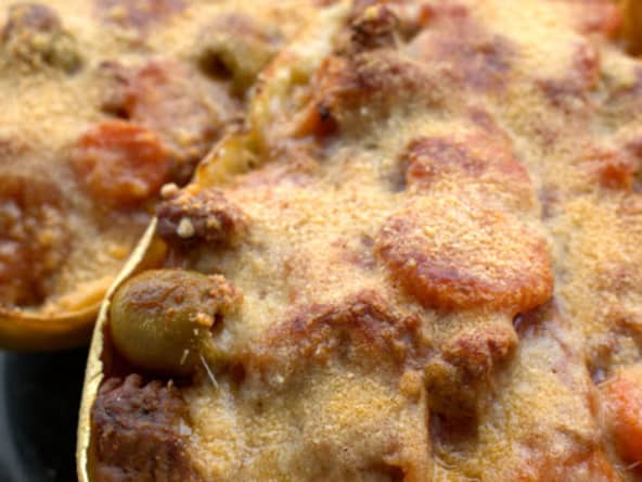 Courge Spaghetti au ragù