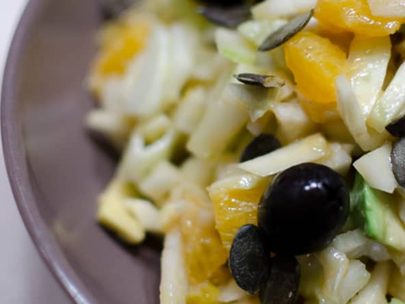 Salade de fenouil à l'avocat et à l'orange
