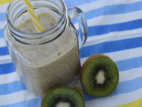 Smoothie Banane Kiwi au lait d'amande
