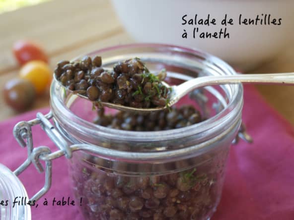 Salade de lentilles à l’aneth