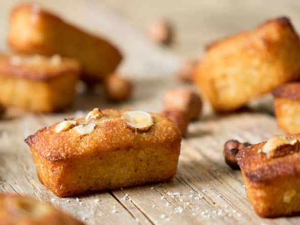 Financiers miel et noisettes du Piémont
