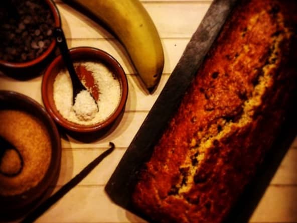 Banana bread aux pépites de chocolat