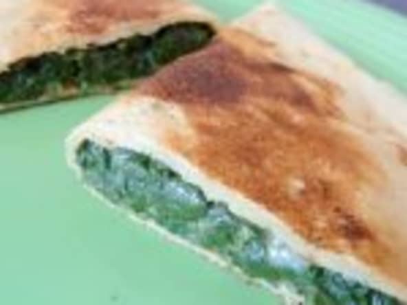 Crêpe socca farcie aux blettes