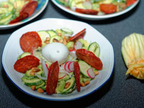 Salade rouge et verte