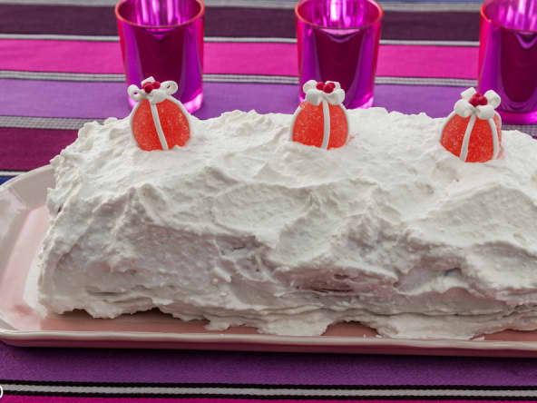 Bûche coco mandarine