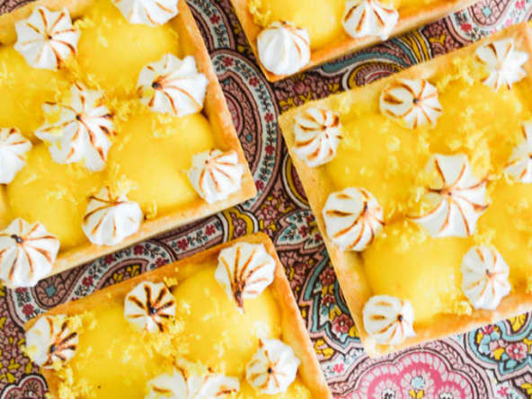 Tartelettes au citron meringuée