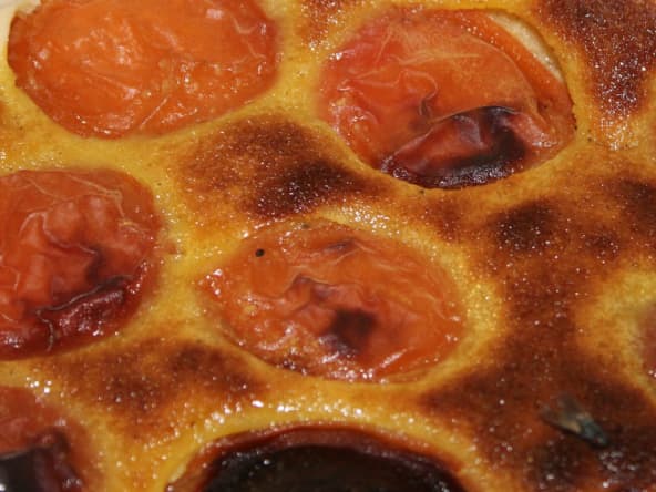 Tarte pâte brisée aux abricots et amandes