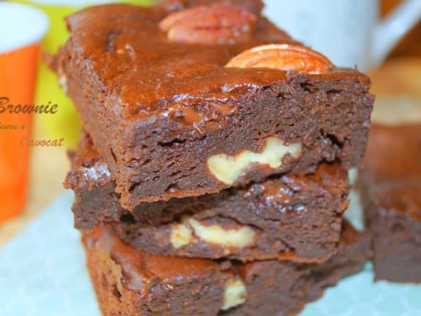 Brownie sans beurre à l'avocat