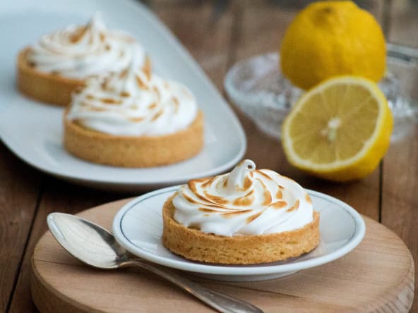 Tartelettes au citron meringuées