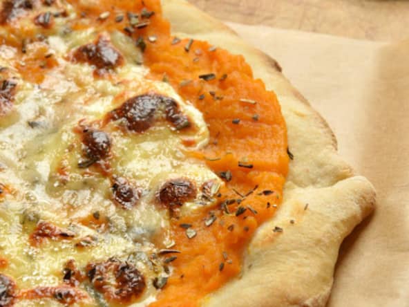 Pizza Potiron et Bleu d'Auvergne