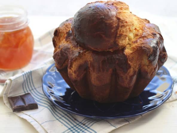 Brioche à tête pour le goûter