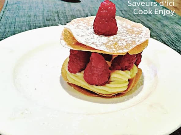 Comme un Millefeuille aux Framboises - Feuilles de Filo