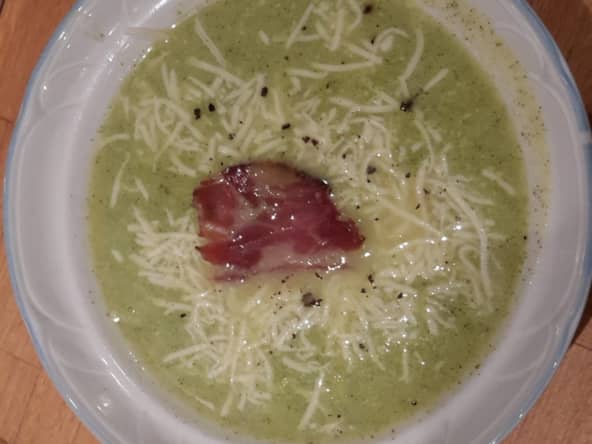 Velouté de courgettes au kiri