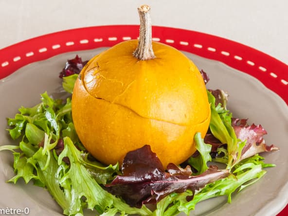 Pommes d'or farcies au jambon et au roquefort