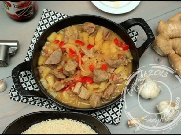 Porc à l’ananas