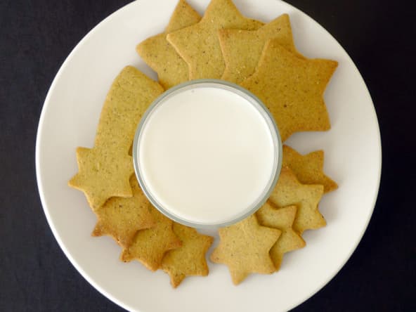 Sablés à la pistache et à la farine de sarrasin