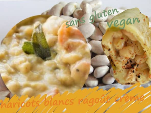 Haricots blancs secs à la crème (mogettes de Charentes)