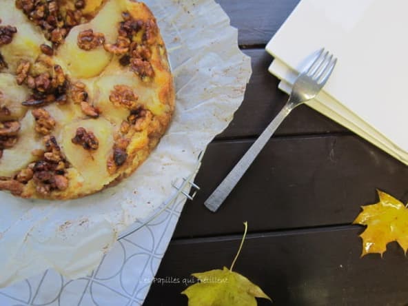 Tarte aux poires comme une brioche perdue