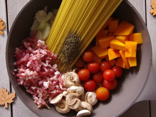 One pot pasta automnale au butternut