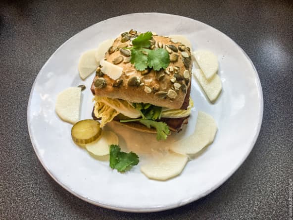 Fusion Burger tofu et coriandre