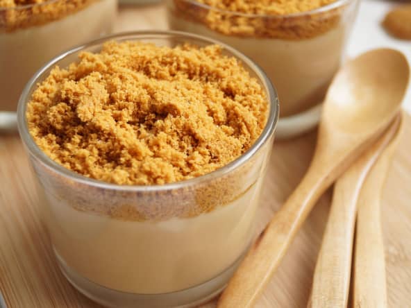 Pots de creme au speculoos