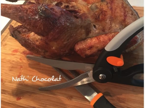 Pintade farcie truffe et foie gras