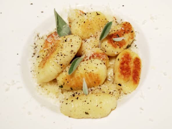 Les gnocchis au beurre de sauge
