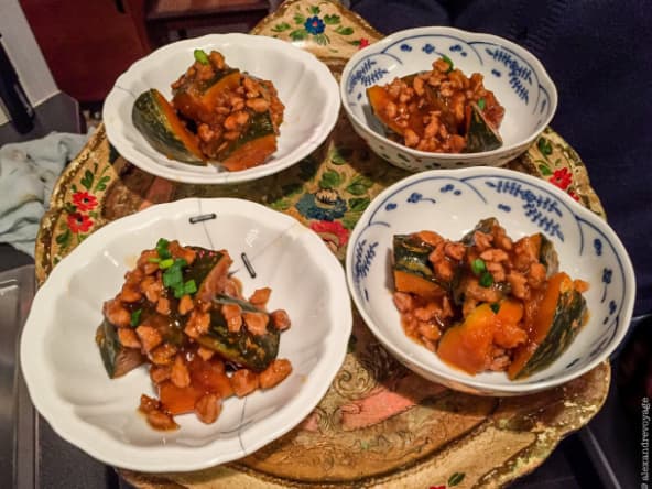 Potiron kabocha en "soboroni".