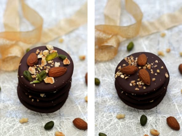 Mendiants au chocolat