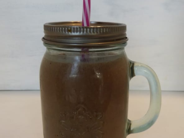 Smoothie banane chocolat coco