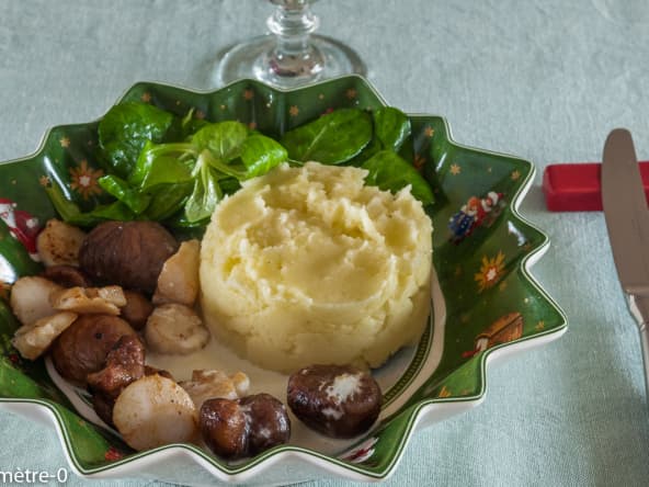 Saint jacques aux marrons