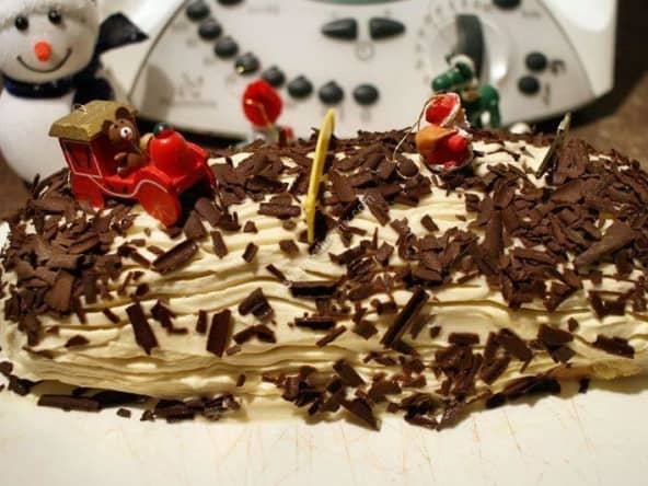 Bûche de noël façon tiramisu thermomix, recette thermomix desserts