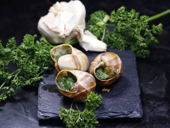 Escargots de Bourgogne au beurre persillé en deux façons