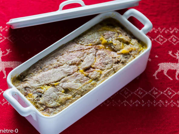 Terrine de foie gras aux pommes pour fêter noël