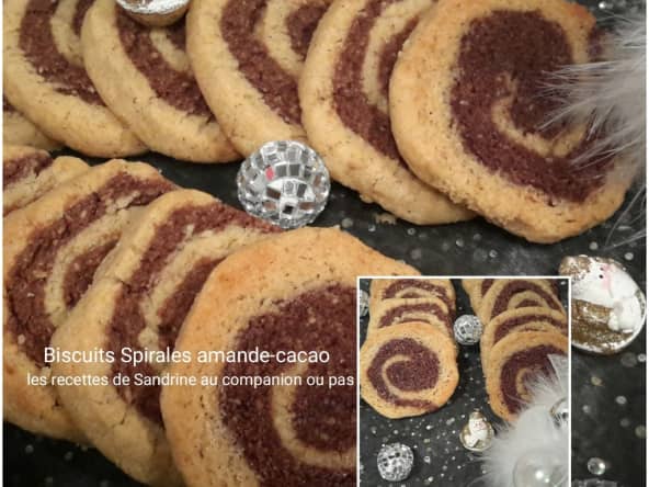 Biscuit Spirale amande-cacao
