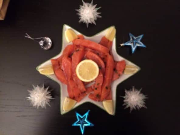 Saumon gravlax à ma façon