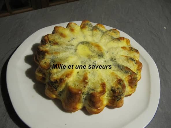 Quiche brocolis, saumon fumé sans pâte