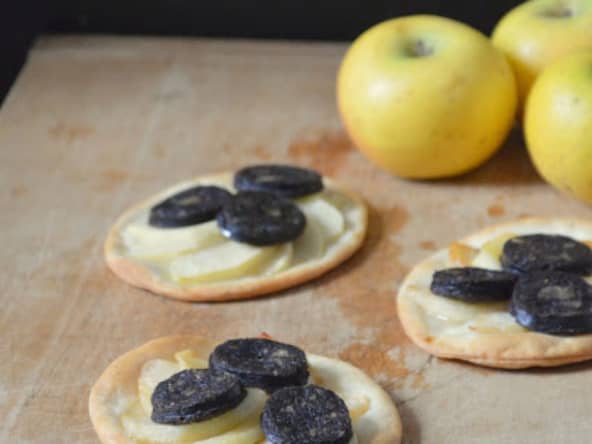 Tartelettes Pommes et Boudin noir