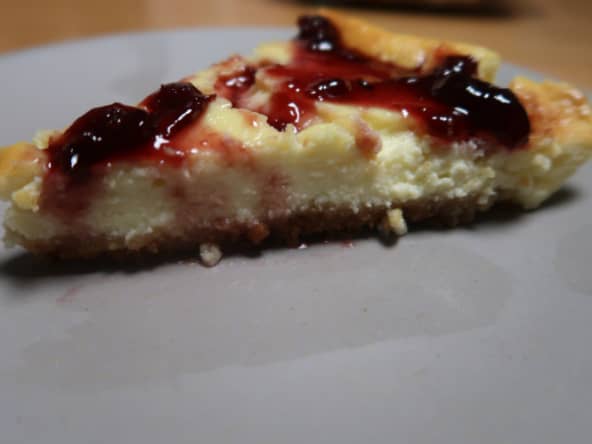 Cheesecake aux biscuits à la châtaigne et au miel